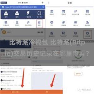 比特派冷钱包 比特派(Bitpie)交易历史记录在哪里查看？