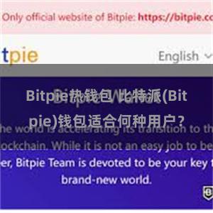 Bitpie热钱包 比特派(Bitpie)钱包适合何种用户？