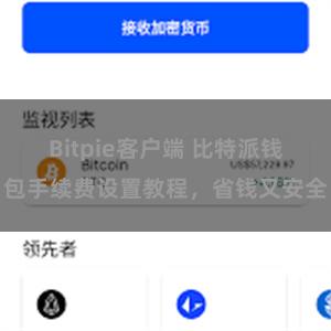 Bitpie客户端 比特派钱包手续费设置教程，省钱又安全