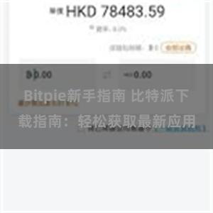 Bitpie新手指南 比特派下载指南：轻松获取最新应用