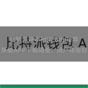 比特派新手指南 Bitpie苹果版APP下载简便，用户体验好